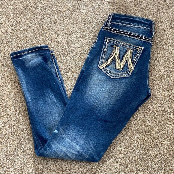 Miss Me The M Series Distressed Skinny Jeans Size 26 - Picture 1 of 12
